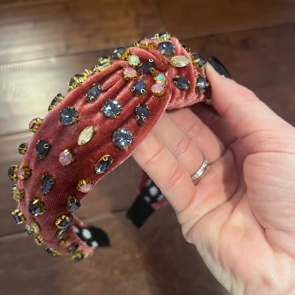 Embellished Headbands Set - Red, Blue, Black - Picture 4 of 8